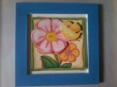 Quadro Flores 3D.