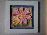 Quadro Flores 3D.